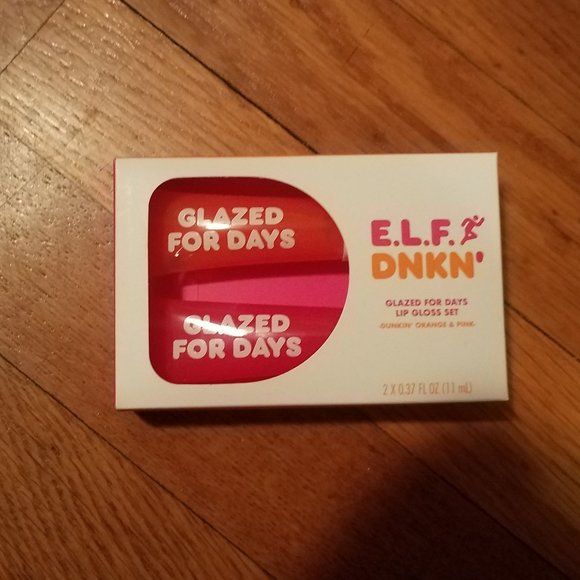 New e.l.f x Dunkin Donuts Glazed for Days Lip Gloss - Picture 1 of 4